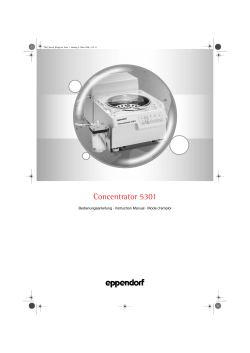 Eppendorf Concentrator 5301