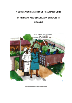A survey on re-entry of pregnant girls in primary and secondary