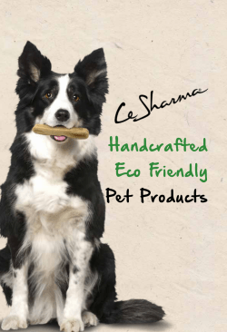 Handcrafted Eco Friendly Pet Products