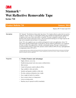 Stamark™ Wet Reflective Removable Tape