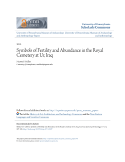 Symbols of Fertility and Abundance in the Royal