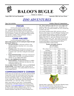 baloo`s bugle - US Scouting Service Project