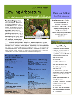 Cowling Arboretum - Carleton College
