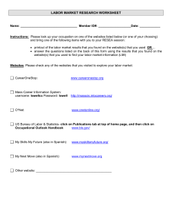 occupational research worksheet