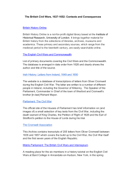 The British Civil Wars, 1637-1652