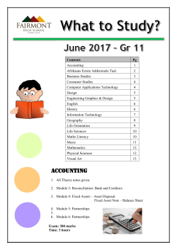 Accounting - Fairmont High School