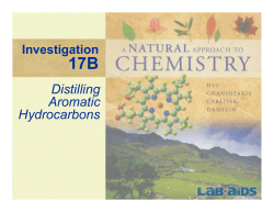 Distilling Aromatic Hydrocarbons