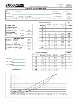 MR8 Lab Results 210416 - Manukau Quarries Limited