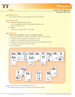 Phonics - Florida Center for Reading Research
