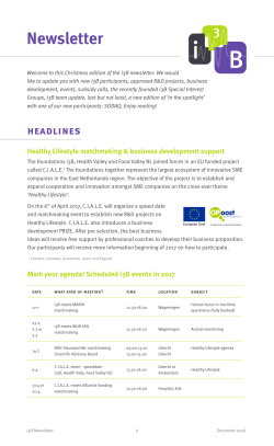 Newsletter - Health Valley