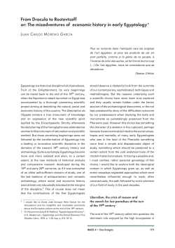 From Dracula to Rostovtzeff or: The - Der WWW2