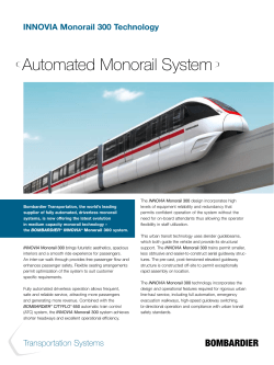 INNOVIA Monorail 300 Technology