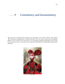 9 Consistency and Inconsistency