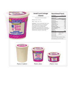 Plains 5 Gallon Plains 24oz Plains 12oz Small Curd Cottage