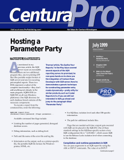 Hosting a Parameter Party