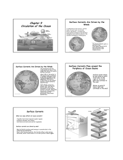 Chapter 9 Circulation of the Ocean