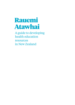 Rauemi Atawhai - Ministry of Health