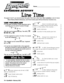 Line Time - Scholastic