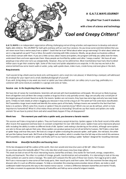 Cool and Creepy Critters!