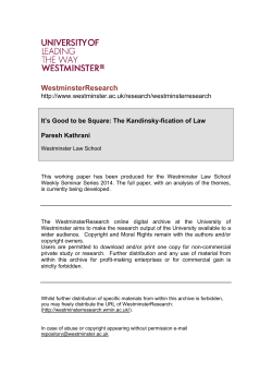 - WestminsterResearch