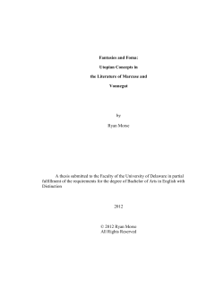 Fantasies and Foma - UDSpace Home