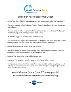 Facts about the Ocean