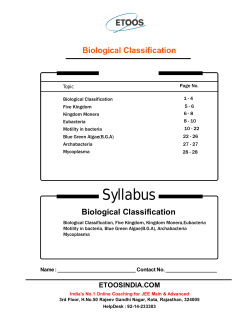 Biological Classification