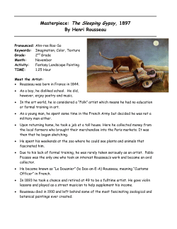 Masterpiece: The Sleeping Gypsy, 1897 by Henri Rousseau