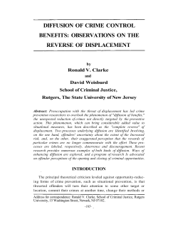 diffusion of crime control benefits