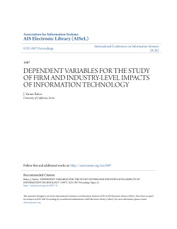dependent variables for the study of firm and