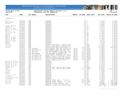Inventory List By Commodity - Charleston County School District