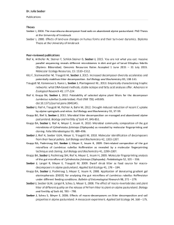 Dr. Julia Seeber Publications Theses Seeber J, 2004. The