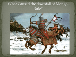 Mongols, Ming, Korea, Japan