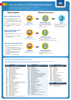 How to make an ACC32 treatment request