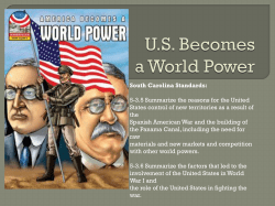 U.S. Becomes a World Power