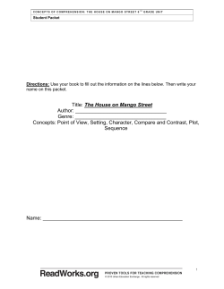 The House on Mango Street Author