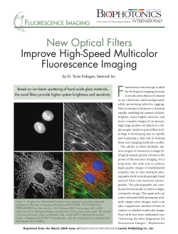 New Optical Filters Improve High-Speed Multicolor