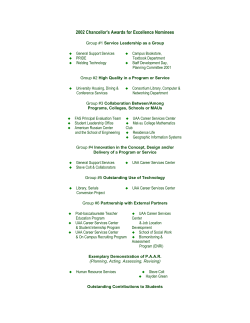 2002 Recipients - University of Alaska Anchorage