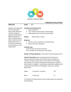 Radioactive Decay Chains
