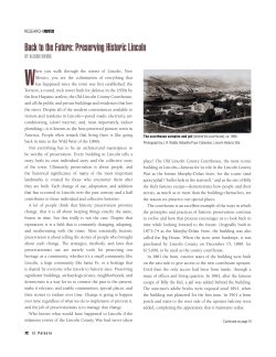 Back to the Future: Preserving Historic Lincoln