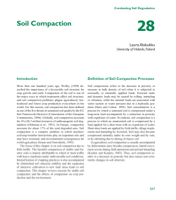 Soil Compaction - Baltic University Programme
