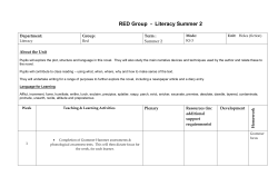scheme of work - Northumberland Pupil Referral Unit