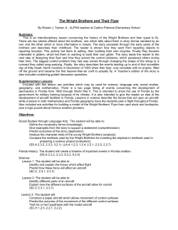 The Wright Brothers and Their Flyer