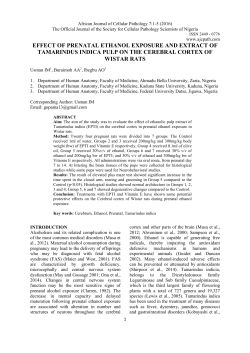 FULL TEXT PDF - African Journal Of Cellular Pathology