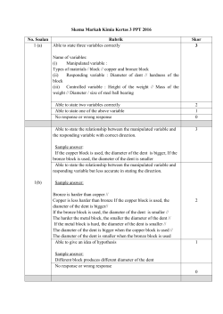 (a) Able to state three variables correctly Name of variables