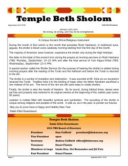 September 2015 newsletter