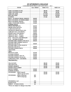 gst incl - St Spyridon College