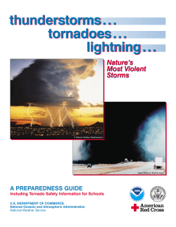 Thunderstorms, Tornados and Lightning Preparedness Guide