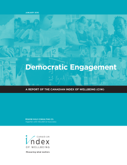 Democratic Engagement - University of Waterloo