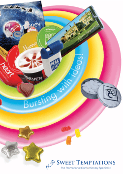 2013 Brochure - Sweet Temptations